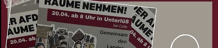 Gemeinsames Plakatieren